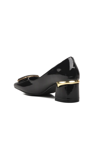 Ayakmod Siyah  Kadın Topuklu Ayakkabı 312145 Z - Resim 5