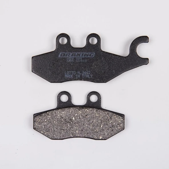 BRAKİNG PİAGGİO X EVO 125 (2007-2016) YARI METALİK ÖN FREN BALATASI - Resim 3