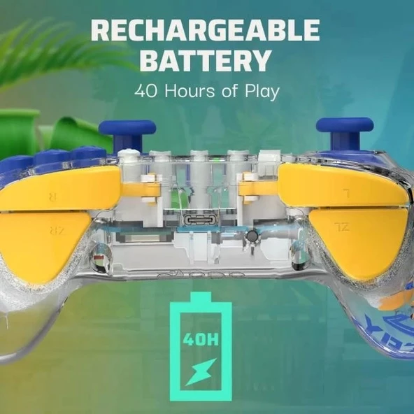 PDP REALMz Kablosuz Denetleyici - Nintendo Switch - Pikmin - 6