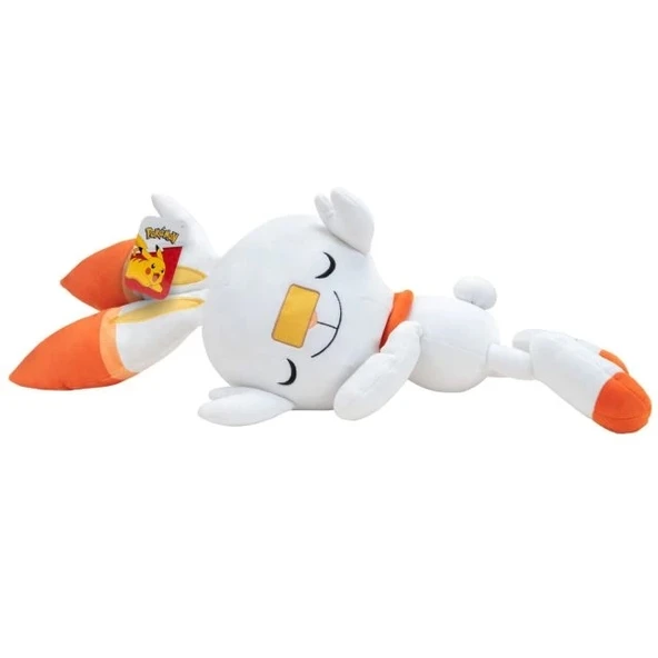 Pokemon Scorbunny Uyuyan Peluş Scorbunny
