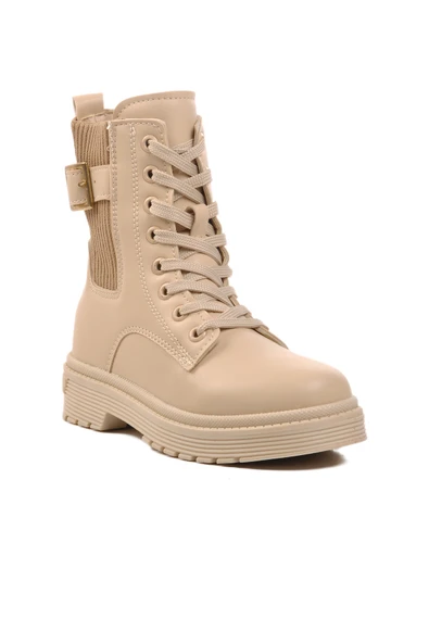 Ayakmod Bej İçi Polarlı Kız Çocuk Bot 24030 F - 3