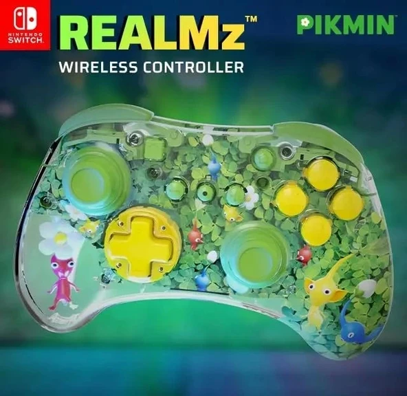 PDP REALMz Kablosuz Denetleyici - Nintendo Switch - Pikmin - 9