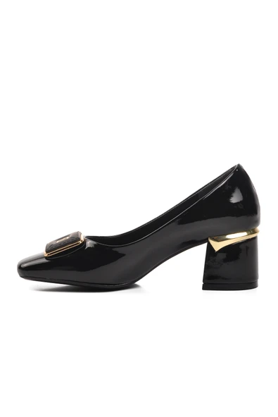 Ayakmod Siyah  Kadın Topuklu Ayakkabı 312145 Z - Resim 3