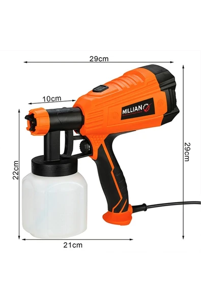 Spg-3373 Profesyonel 950 W Elektrikli Sprey Boya Püskürtme Tabancası Dezenfektan Ilaçlama Makinesi - 4