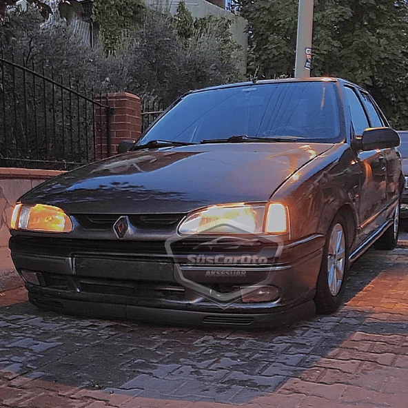 Renault 19 Europa 1994-2001 Uyumlu Üniversal V2 Laguna Lip Esnek Ön Lip 2 Parça Tampon Altı Dil Karlık Ön Ek - 5