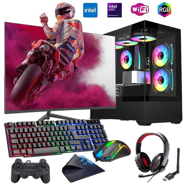 i5 13400F 16GB DDR4 1TB m2 12GB ARC B580 24" Monitörlü Oyun Bilgisayarı (Gaming SET) ürün görseli