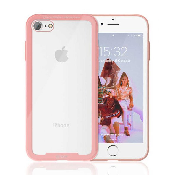 Apple iPhone 8 Kılıf Roar Glassoul Airframe Kapak - 2
