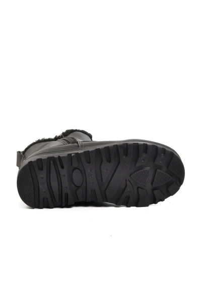 Ayakmod Siyah İçi Kürklü Kız Çocuk Bot 23003 F - 5