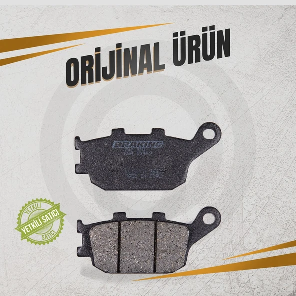 BRAKİNG HONDA XL750 TRANSALP (2022-2024) YARI METALİK ARKA FREN BALATASI ürün görseli