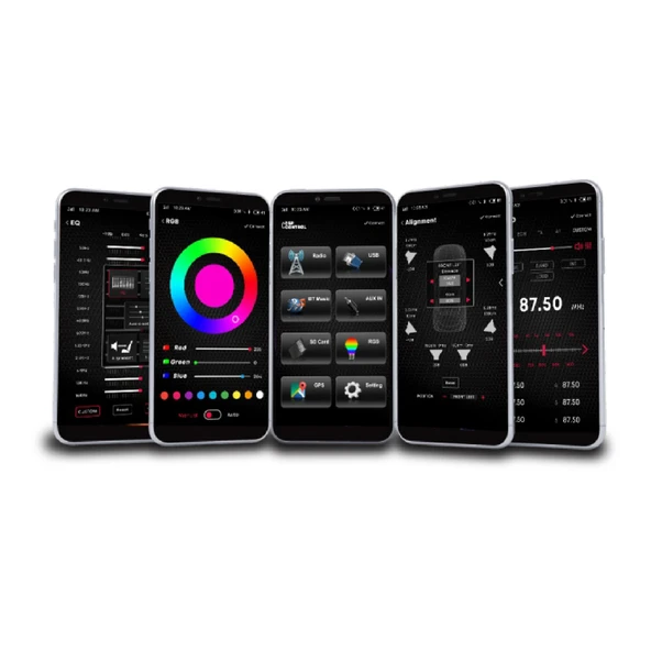 RS-MX85DSP DSP İşlemcili 3 Amfi 4V Rca Çıkışlı Profesyonel Rgb Bluetooth/Usb/App Kontrol - 6