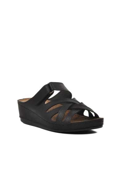 Ayakmod Siyah  Kadın Terlik 09-977 Z - Resim 3