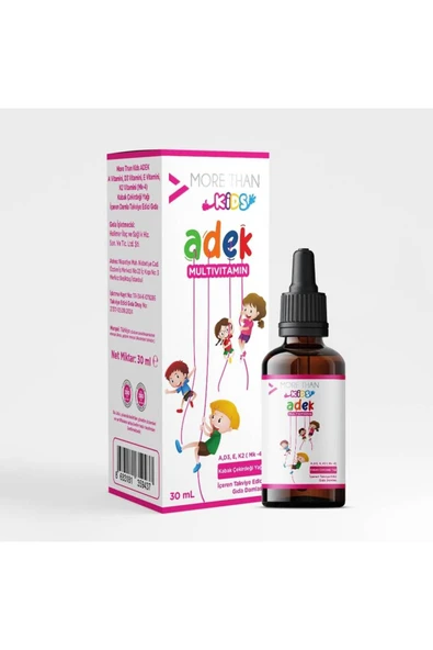 More Than Adek Kids Multivitamin Damla 30 ml ürün görseli 1