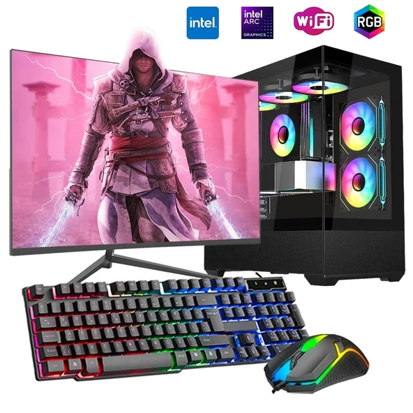 i7 13700F 16GB DDR4 1TB m2 12GB ARC B580 27" 165Hz Monitörlü Oyun Bilgisayarı ürün görseli