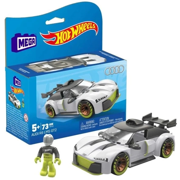 MEGA Hot Wheels Oyuncak Araba Yapı Seti White