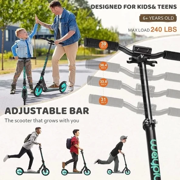 WAYPLUS Kick Scooter 6 Yaş ve Üzeri - 3