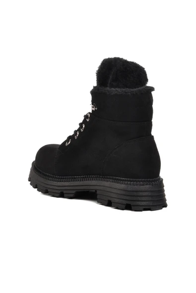 Ayakmod Siyah Süet Kadın Bot 354122 Z - 4