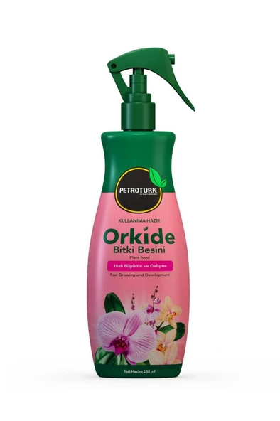 Petroturk Orkideleriniz Daha Canlı Ve Sağlıklı - Orkide Sıvı Bitki Besini Kullanıma Hazır 250 Ml