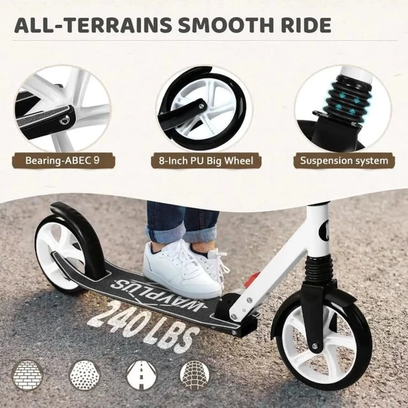 WAYPLUS Kick Scooter 6 Yaş ve Üzeri - 4