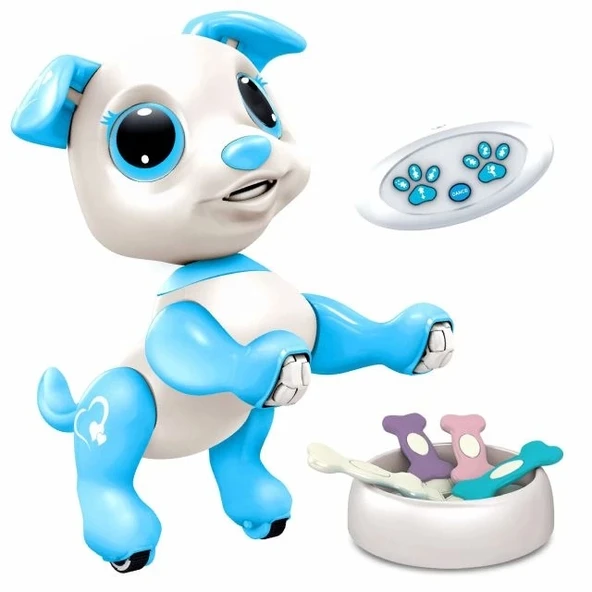 Kızlar İçin Eğlenceli Uzaktan Kumandalı Oyuncak Puppy Blue