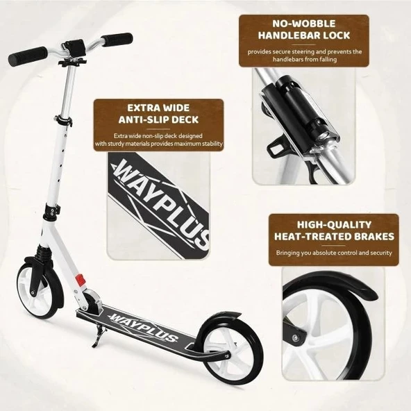 WAYPLUS Kick Scooter 6 Yaş ve Üzeri - 6