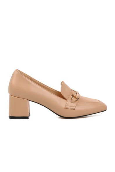 Ayakmod Bej Kadın Topuklu Ayakkabı 312048 Z