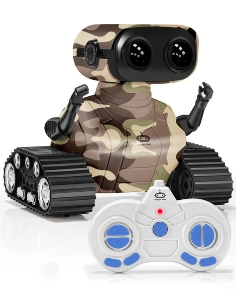 Robot Oyuncak Şarj Edilebilir 3 Yaş ve üzeri Camo Yellow