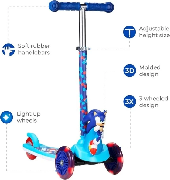Voyager Çocuklar için  3 Tekerlek Dengeleme Scooterı - 2