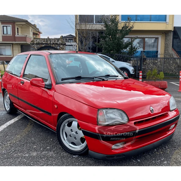 Renault Clio 1 1990-1997 Uyumlu Üniversal V2 Laguna Lip Esnek Ön Lip 2 Parça Tampon Altı Dil Karlık Ön Ek - 4