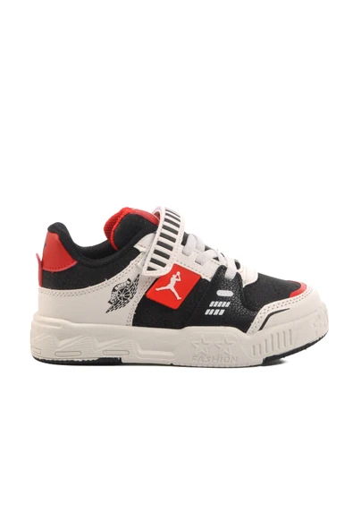 Ayakmod Kırmızı Unisex Cırtlı Çocuk Spor Ayakkabı King Kısa P