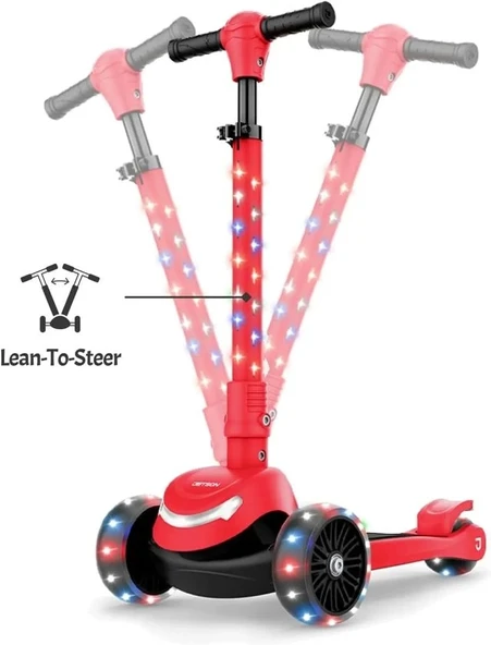Jetson Çocuk 3 Tekerlekli Işıklı Scooter - 4
