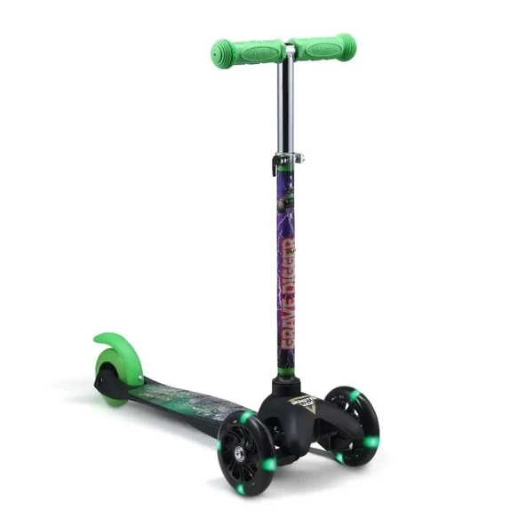 Voyager Çocuklar için  3 Tekerlek Dengeleme Scooterı Monster Jam