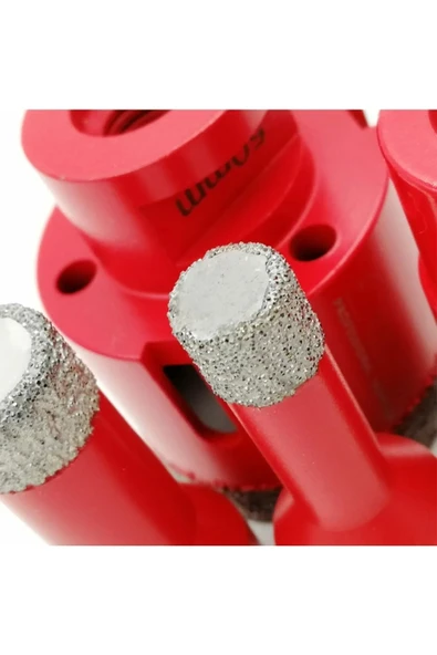 SHDIATOOL Vakum Lehimli Elmas Çekirdekli 6mm Matkap Ucu Porselen Karo Mermer Taş Duvar Delik Için M14 Bağlantı - 3