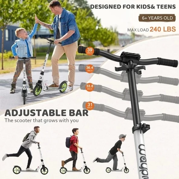 WAYPLUS Kick Scooter 6 Yaş ve Üzeri - 3