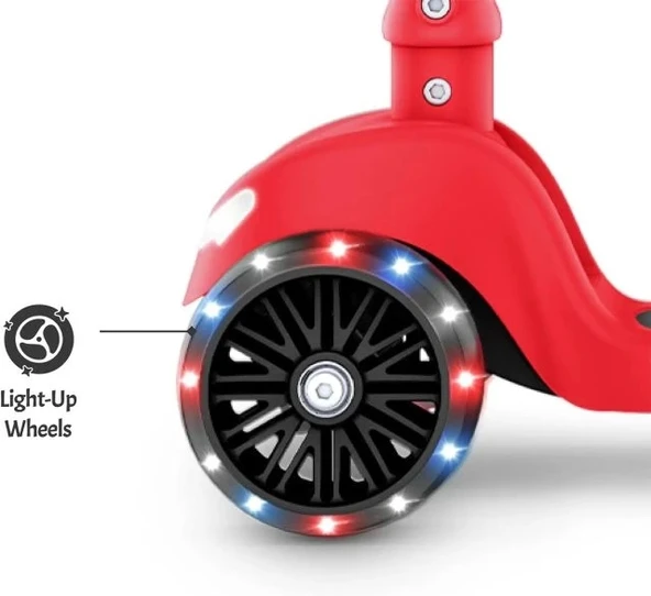 Jetson Çocuk 3 Tekerlekli Işıklı Scooter - 7