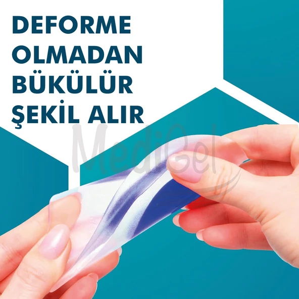 MG03 - Silikon Topuk Desteği | Topuk Dikeni Için Yumuşak Ortopedik Topuk Pedi, Şok Emici Gizli Jel - 6