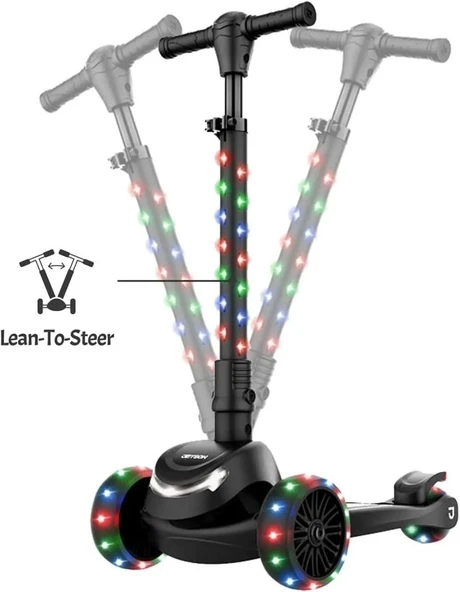 Jetson Çocuk 3 Tekerlekli Işıklı Scooter - 3