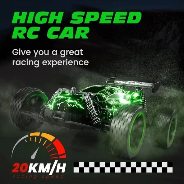 ecnock RC 2.4Ghz Yüksek Hızlı Uzaktan Kumandalı Araba - 3