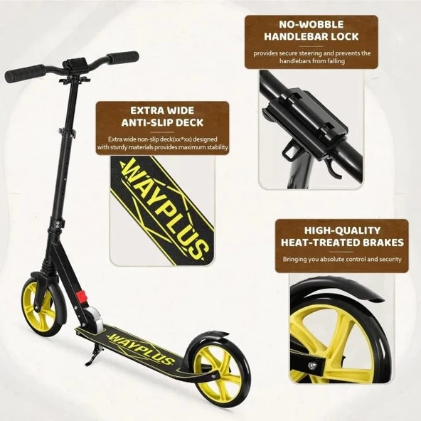 WAYPLUS Kick Scooter 6 Yaş ve Üzeri - 6