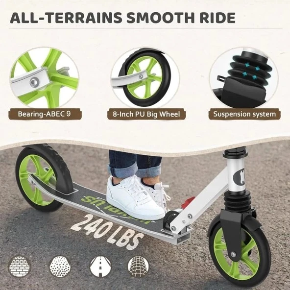 WAYPLUS Kick Scooter 6 Yaş ve Üzeri - 4