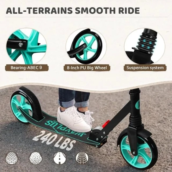 WAYPLUS Kick Scooter 6 Yaş ve Üzeri - 4