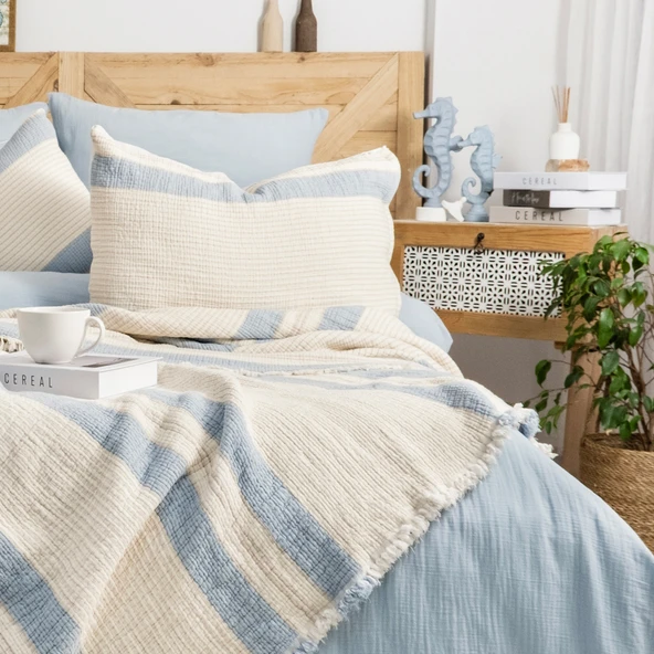 Schafer Home Enza Çeyiz Seti 8 Parça-Mavi - 5