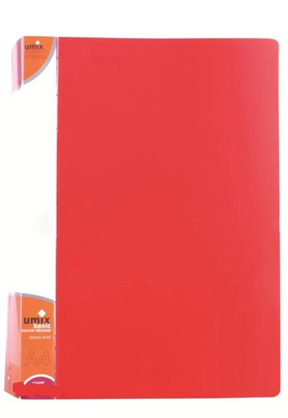 Umix Basic Sunum Dosyası Kırmızı 100lü U1147P-Kı (1 adet)