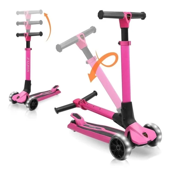 Hurtle 3 Tekerlekli Çocuklara Yönelik Katlanabilir Scooter - 2