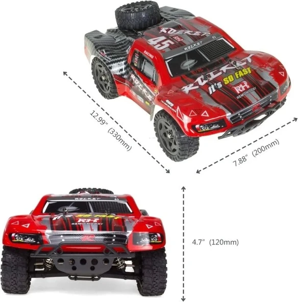 Cheerwing 1:16 Ölçekli Kısa Kulvar RC Araba - 5
