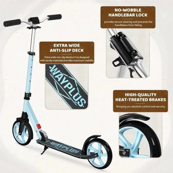 WAYPLUS Kick Scooter 6 Yaş ve Üzeri - 6
