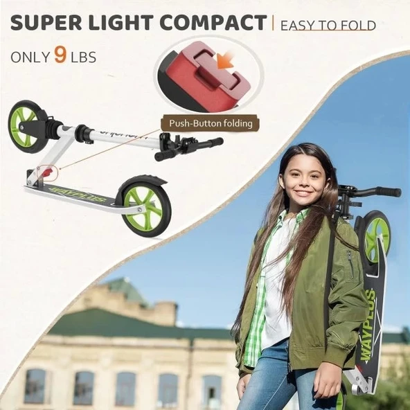 WAYPLUS Kick Scooter 6 Yaş ve Üzeri - 2
