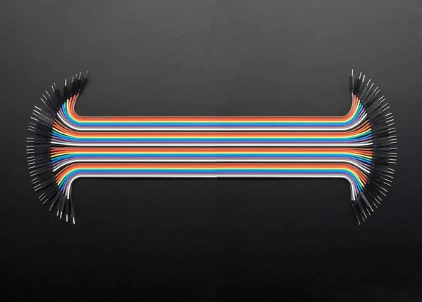 30cm 40 Pin Erkek Erkek Dupont Kablo  Ayrılabilir 2.54mm 10Renk Breadboard Atlama Kablosu Jumper Test Prototip Deneme Devre Bağlantı Tel - 5