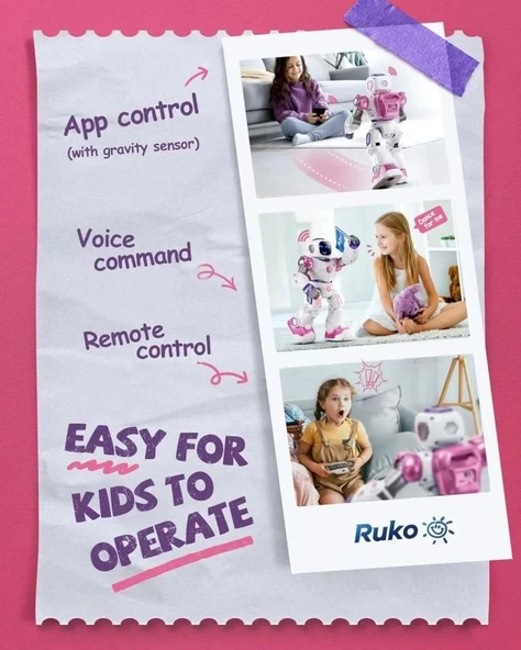 Ruko 1088 Çocuklara Yönelik Akıllı Robotlar - 5