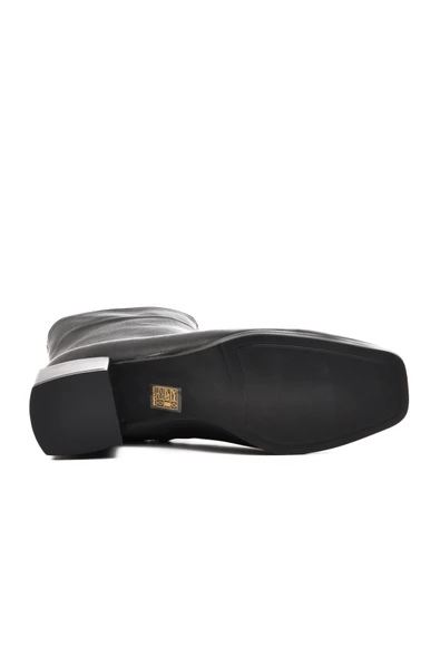 Ayakmod Siyah İçi Polarlı Kadın Bot 328116 Z - Resim 5