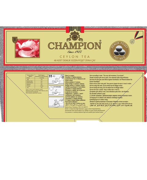 Champion Demlik Poşet 48 Adet - 5